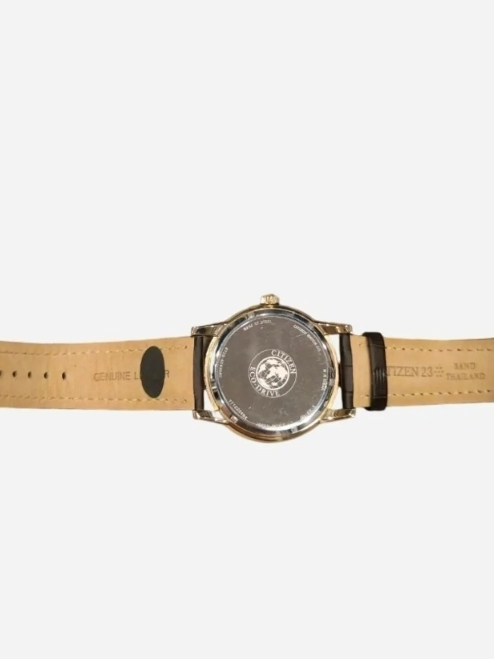 Citizen Eco-Drive Corso Men’s Watch - Gold & Leather - Model BU2013-08E